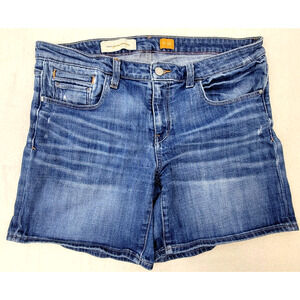 Pilcro and the Letterpress Women's Jean Shorts Size 30 Blue Denim Short Casual